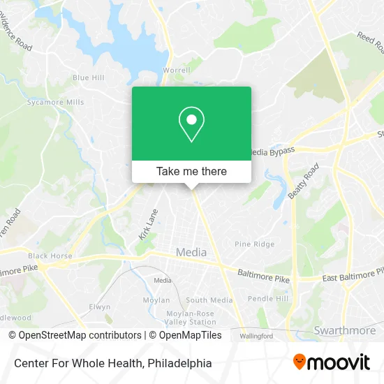 Center For Whole Health map