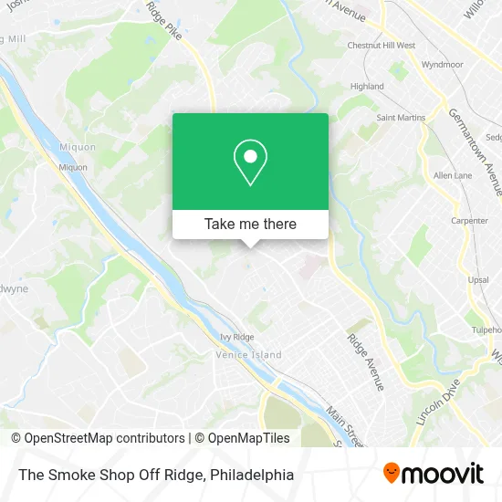 The Smoke Shop Off Ridge map