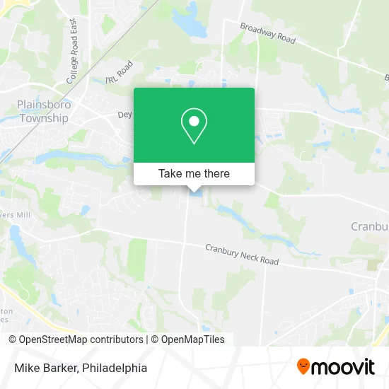 Mike Barker map