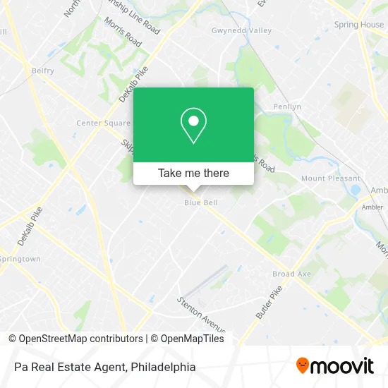 Pa Real Estate Agent map
