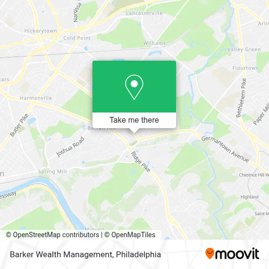 Barker Wealth Management map