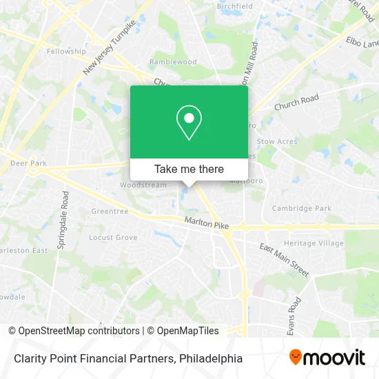 Clarity Point Financial Partners map
