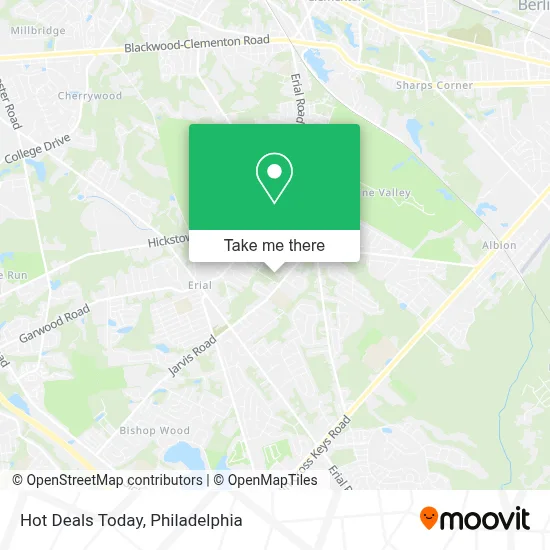 Hot Deals Today map