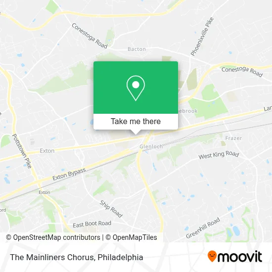 The Mainliners Chorus map