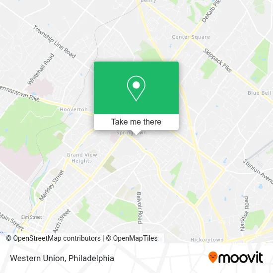 Western Union map