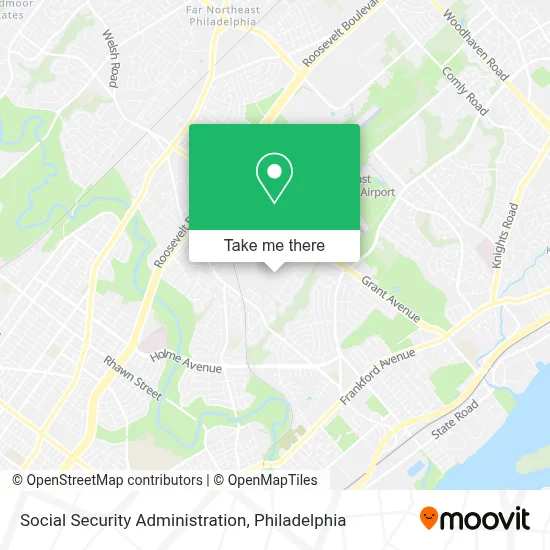 Social Security Administration map