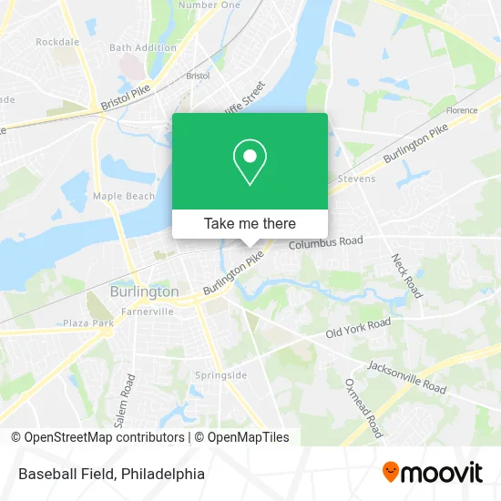 Baseball Field map