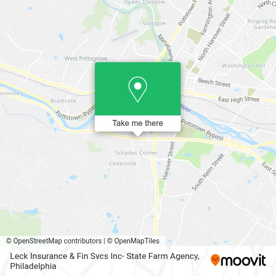 Leck Insurance & Fin Svcs Inc- State Farm Agency map