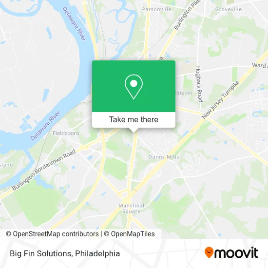 Big Fin Solutions map