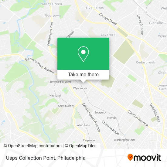 Usps Collection Point map