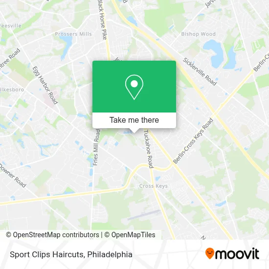 Sport Clips Haircuts map