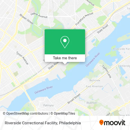 Riverside Correctional Facility map