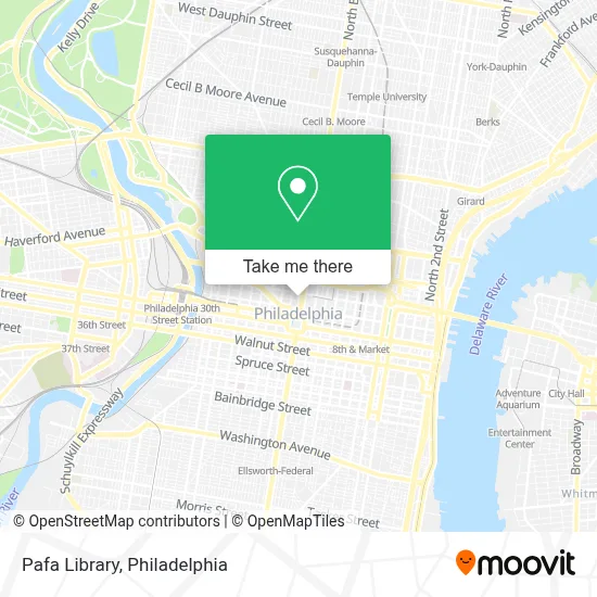 Pafa Library map