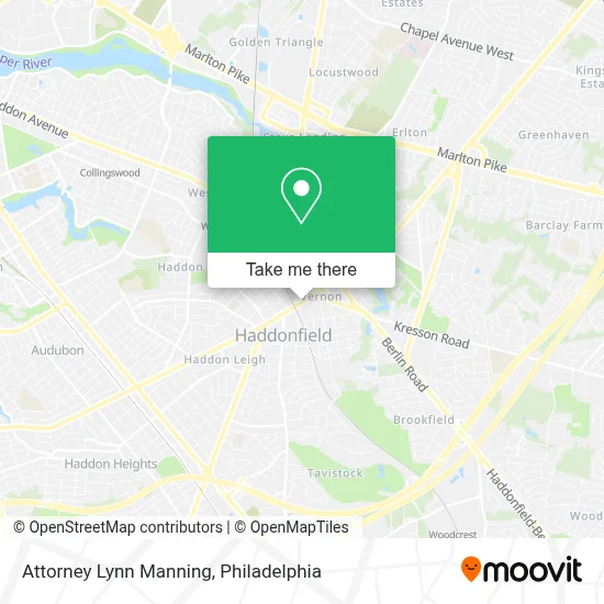 Attorney Lynn Manning map