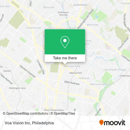 Voa Vision Inc map