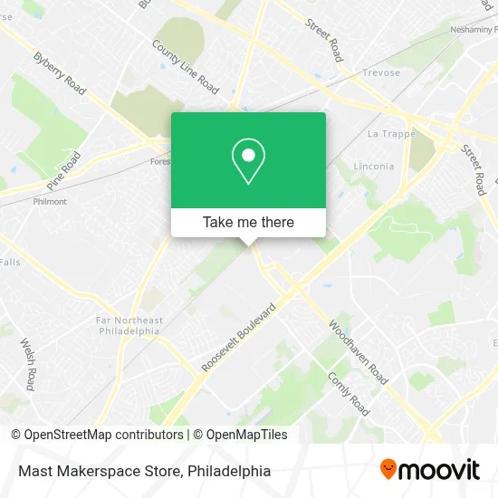 Mast Makerspace Store map
