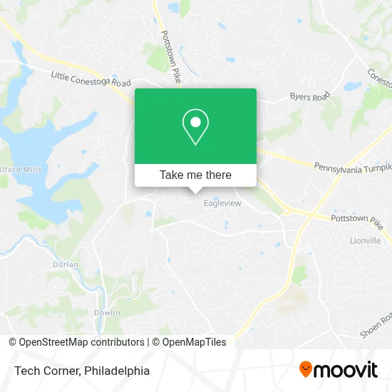 Tech Corner map