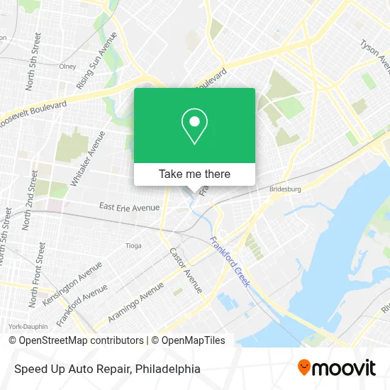 Speed Up Auto Repair map