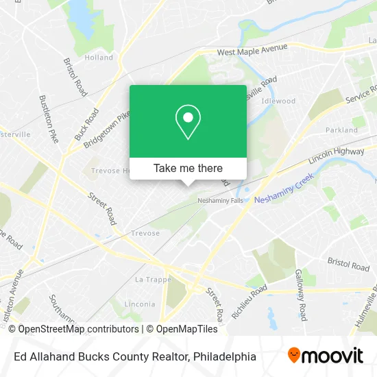 Ed Allahand Bucks County Realtor map