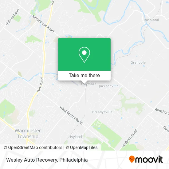 Wesley Auto Recovery map