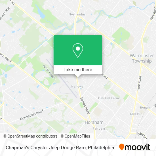 Chapman's Chrysler Jeep Dodge Ram map