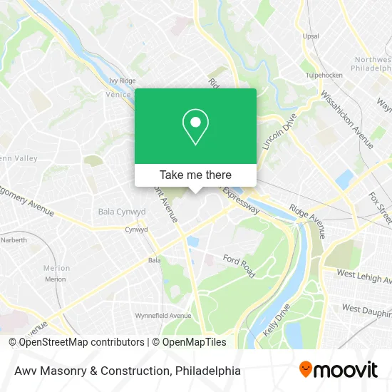 Awv Masonry & Construction map