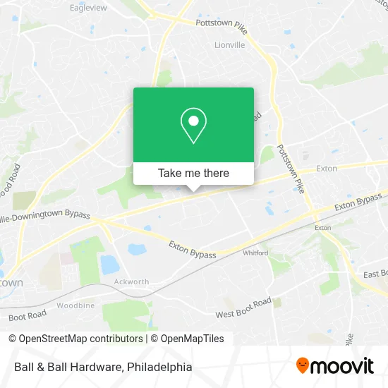Ball & Ball Hardware map