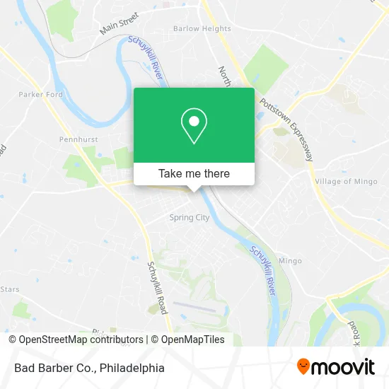 Bad Barber Co. map