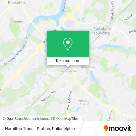 Hamilton Transit Station map