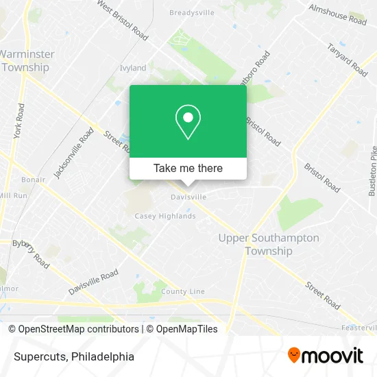 Supercuts map
