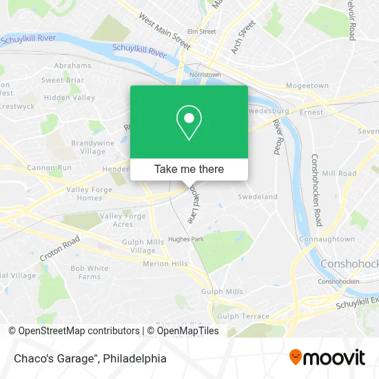 Chaco's Garage" map