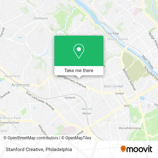 Stanford Creative map