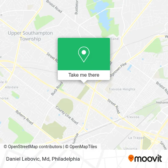 Daniel Lebovic, Md map