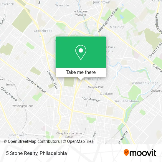 5 Stone Realty map