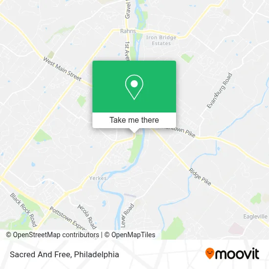 Sacred And Free map