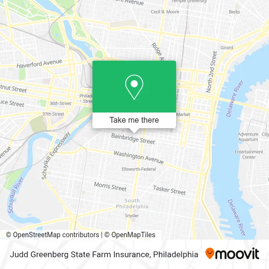 Judd Greenberg State Farm Insurance map