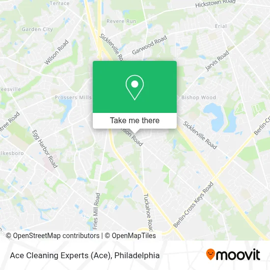 Ace Cleaning Experts map