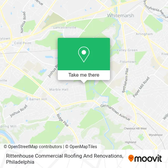 Rittenhouse Commercial Roofing And Renovations map