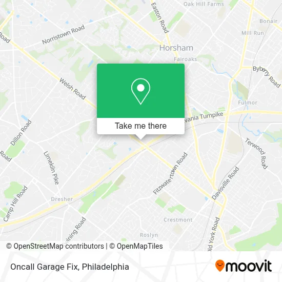 Oncall Garage Fix map