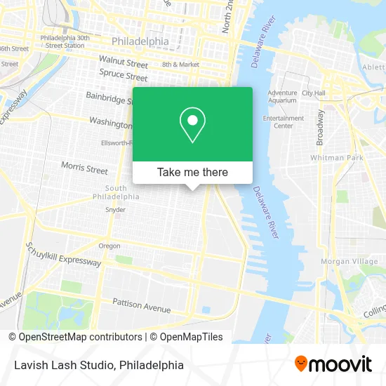 Lavish Lash Studio map