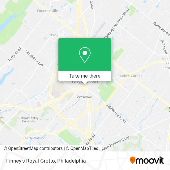 Finney's Royal Grotto map