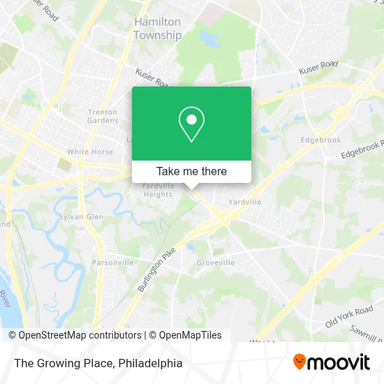 The Growing Place map