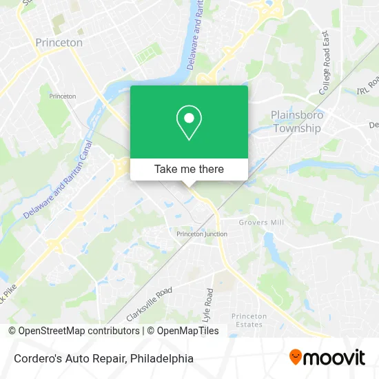 Cordero's Auto Repair map