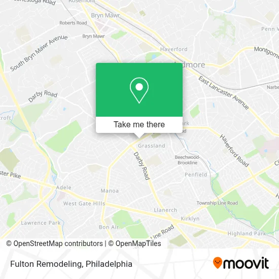 Fulton Remodeling map