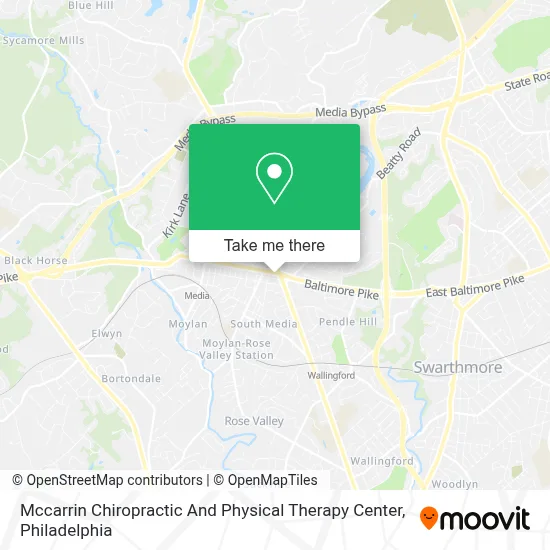 Mccarrin Chiropractic And Physical Therapy Center map
