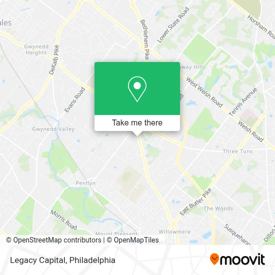 Legacy Capital map