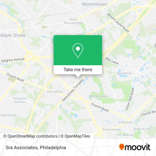 Sra Associates map
