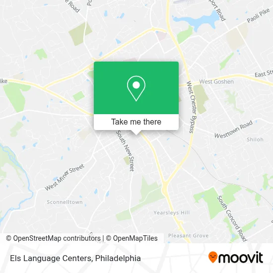 Els Language Centers map