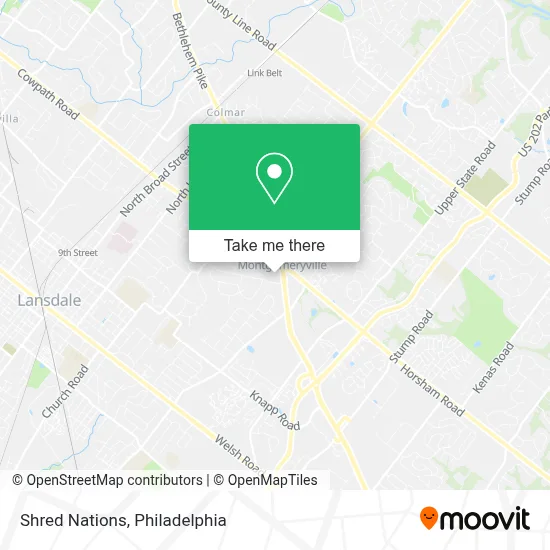 Shred Nations map
