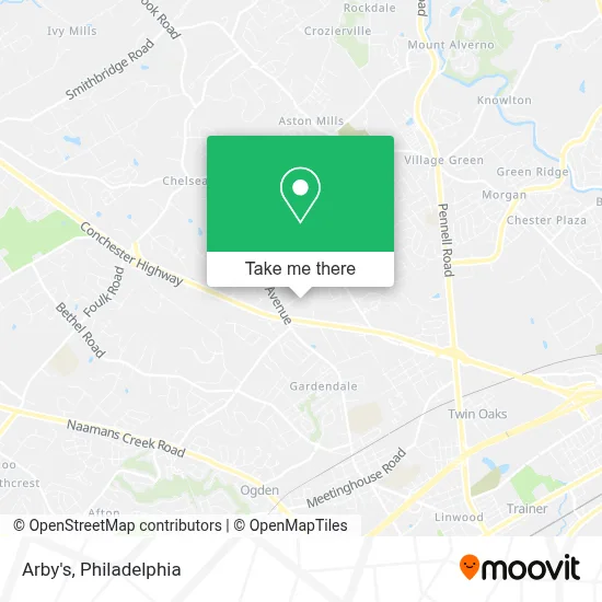 Arby's map
